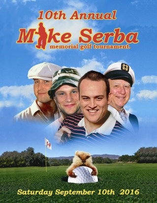 MikeSerbaGolfTournamentPosterY